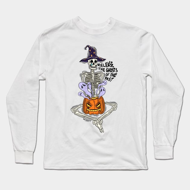 Release the Ghosts Long Sleeve T-Shirt by Sad Skelly